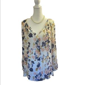 NWOT Lucky Brand Floral Blouse